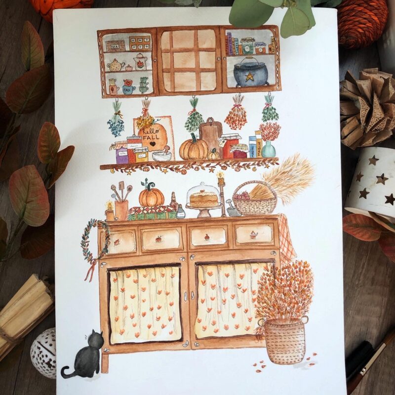 Carte/Affiche "Cuisine d'automne"