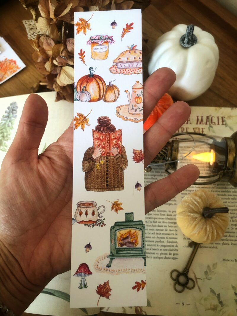 Marque-page "Un automne magique"