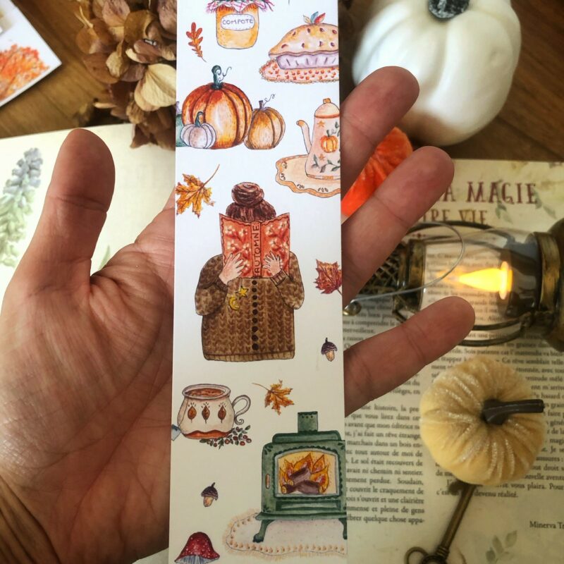Marque-page "Un automne magique"