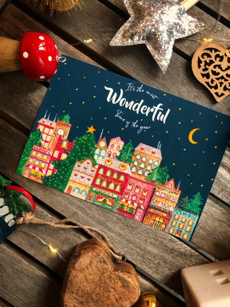 Carte et affiche "Wonderful Time of the Year"