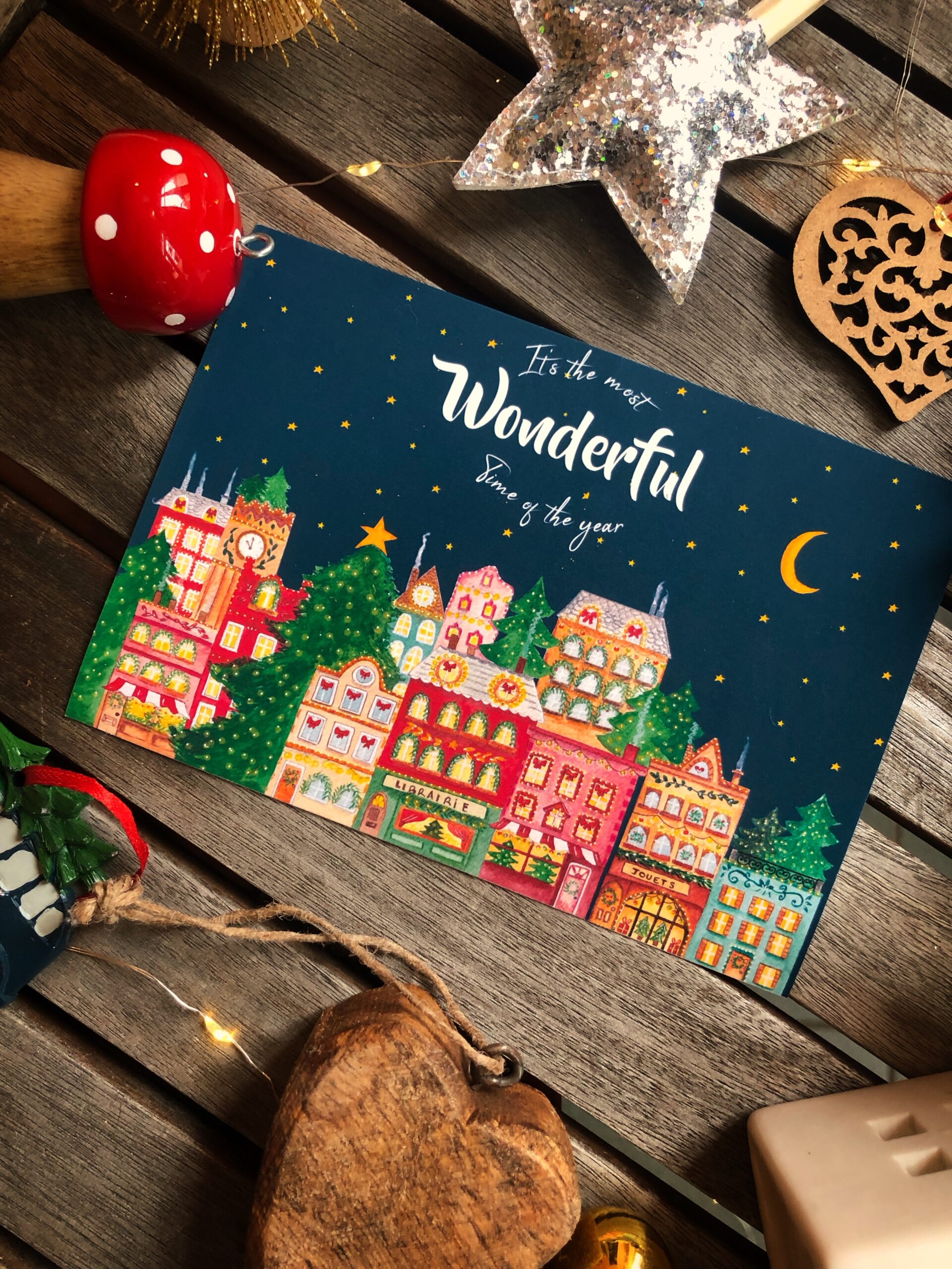 Carte et affiche "Wonderful Time of the Year"