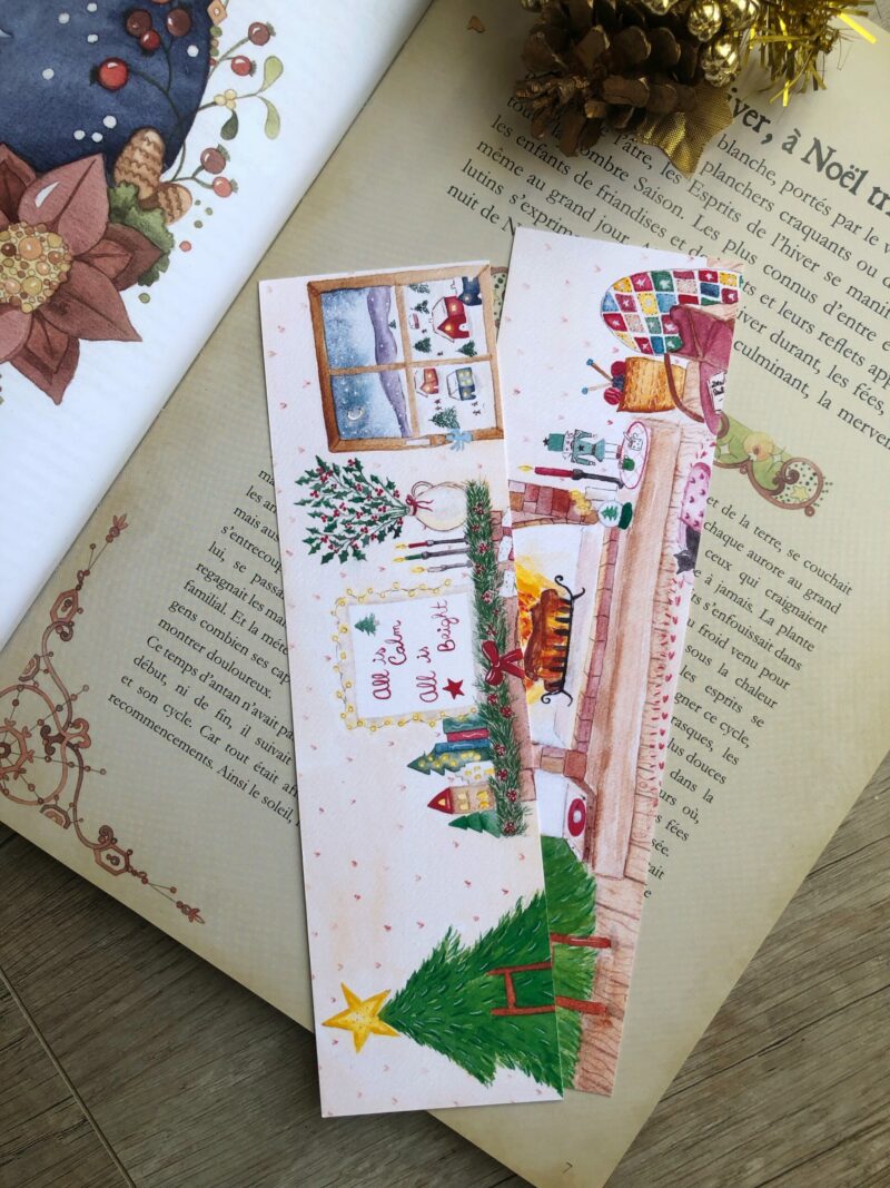 Marque-page "La veille de Noël"
