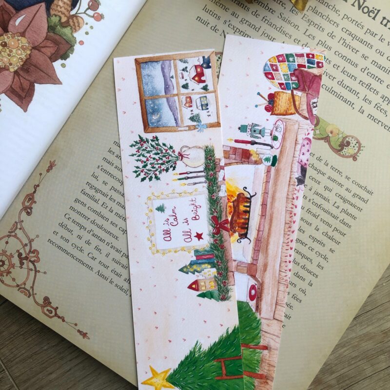 Marque-page "La veille de Noël"